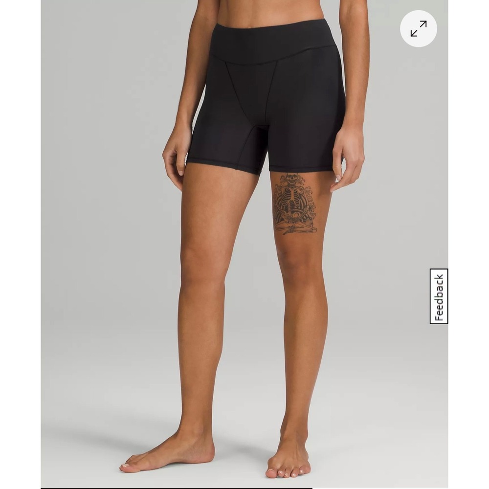 Lululemon UnderEase Super-High-Rise Shortie Underwear Black Size S Small